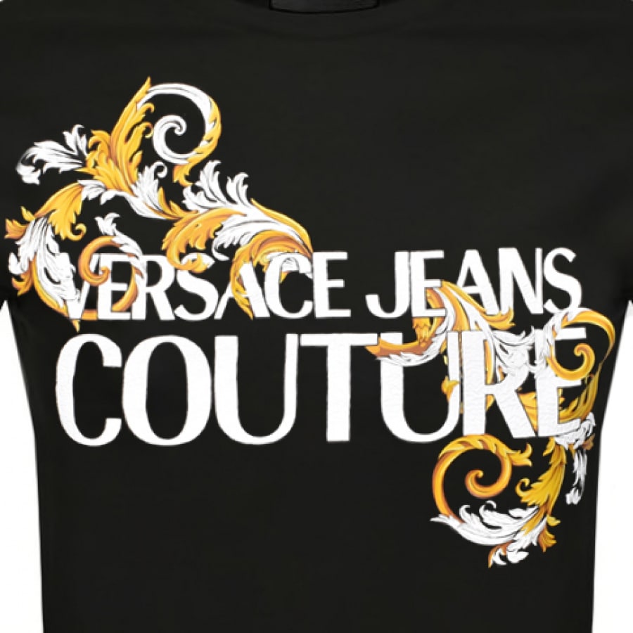 Alternative Image for ProductVersace Jeans Couture Logo T Shirt Black3